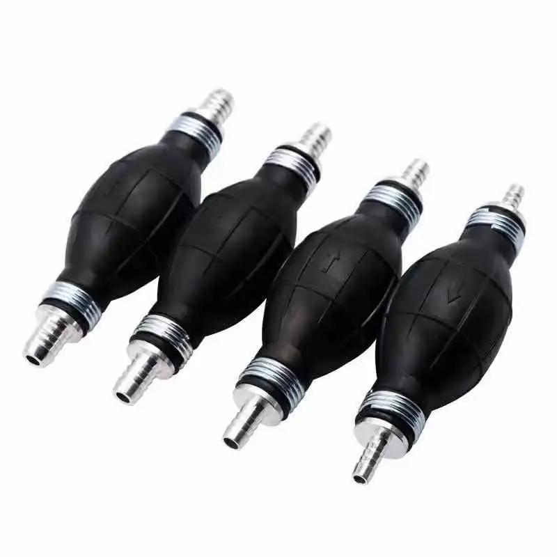 6/8/10/12mm Hand Fuel Pump Line Rubber Aluminum Fuel Pump Primer Bulb For Car Boat Marine Outboard Diesel Oil Transfer Petrol
