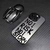NO! RISK NO! STORY Pattern Phone Case Suitable for iPhone 17 16 15 14 13 12 11 Pro/Max/Plus Anti Drop and Shockproof Back Cover