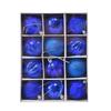 12Pcs/Set Creative Christmas Tree Balls Shiny Xmas Baubles Durable Christmas Ball  Showcase
