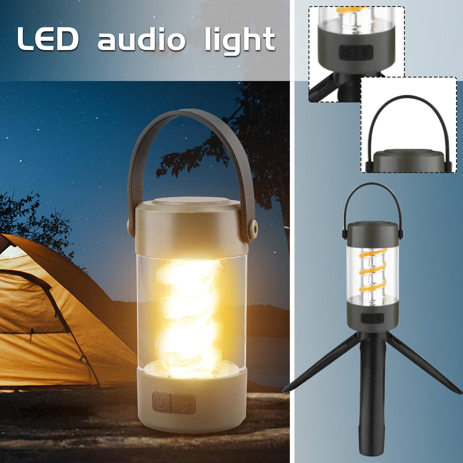 

Новый Bluetooth аудио светильник для кемпинга, многофункциональный перезаряжаемый светильник для палатки, стиль крючка, светильник для кемпинга, светильник для кемпинга жёлтый