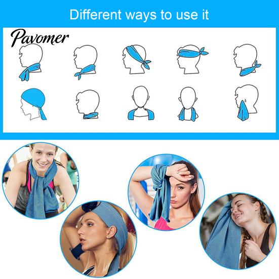 Reusable Cooling Towel Hoodie Sweat Absorption Extra Soft Sun Protection Quick Drying Neck Wrap Sports Supplies