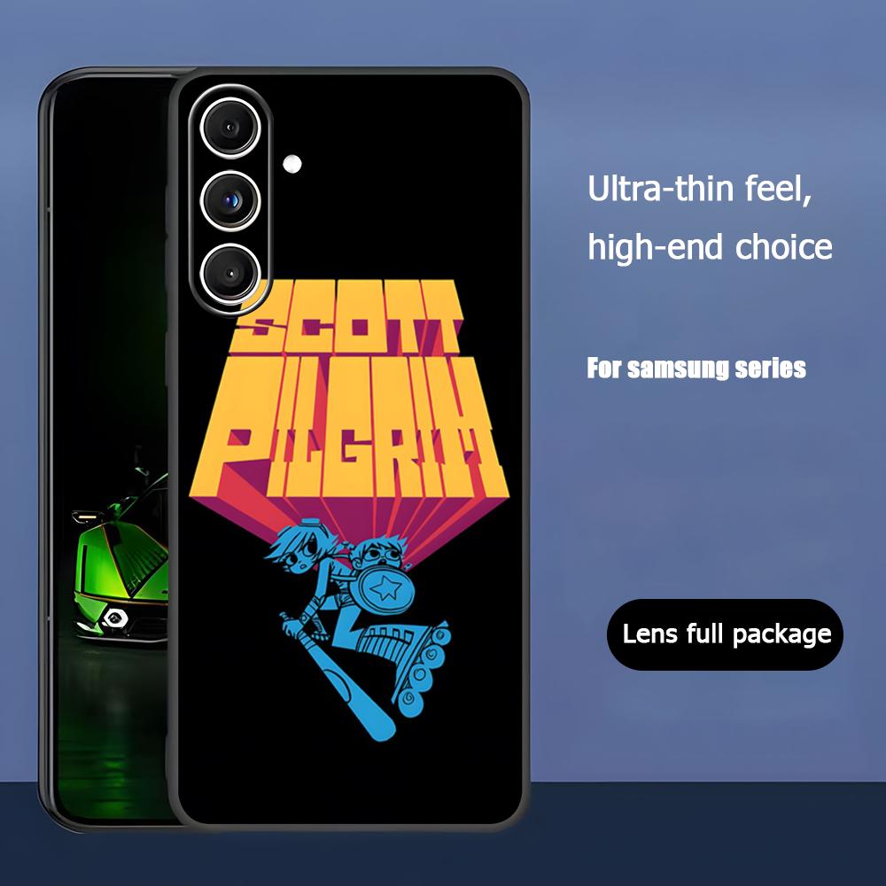 Anime Scott Pilgrim Takes Off Phone Case For Samsung Galaxy S26 S25 S24 S23 S22 S21 Plus Ultra Note20 Soft Black