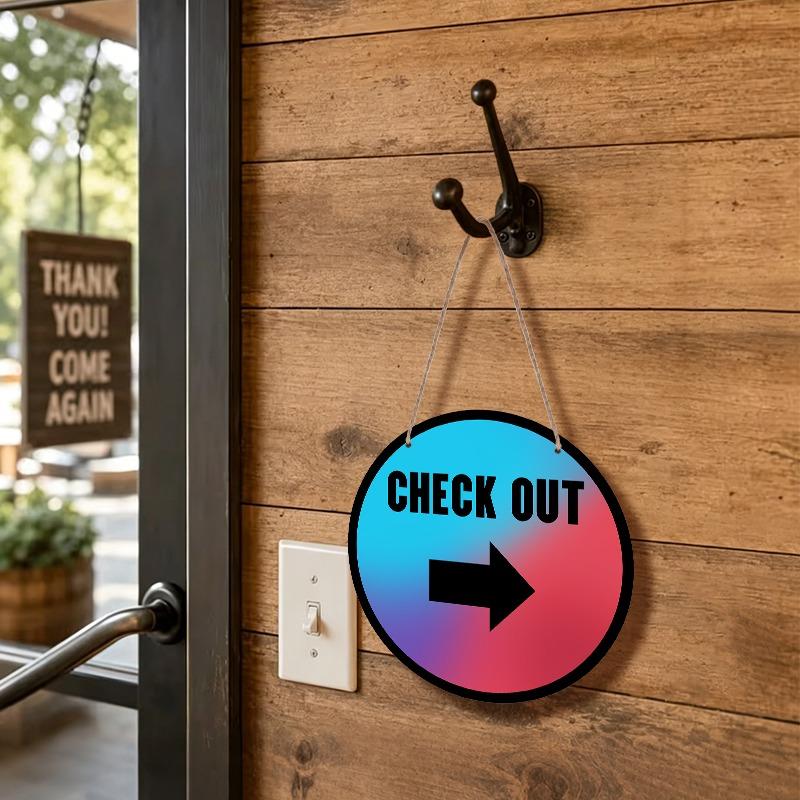 Check Out Arrow Metal Wall Art 7.87x7.87 / 11.81x11.81 Inch Round Aluminum Sign for Shop Cafe Restaurant Business Wall Decor