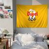 Duvel Bier Anime Wandteppich Hippie Blume Wandteppiche Schlafsaal Dekor Wandbehang Heimdekor