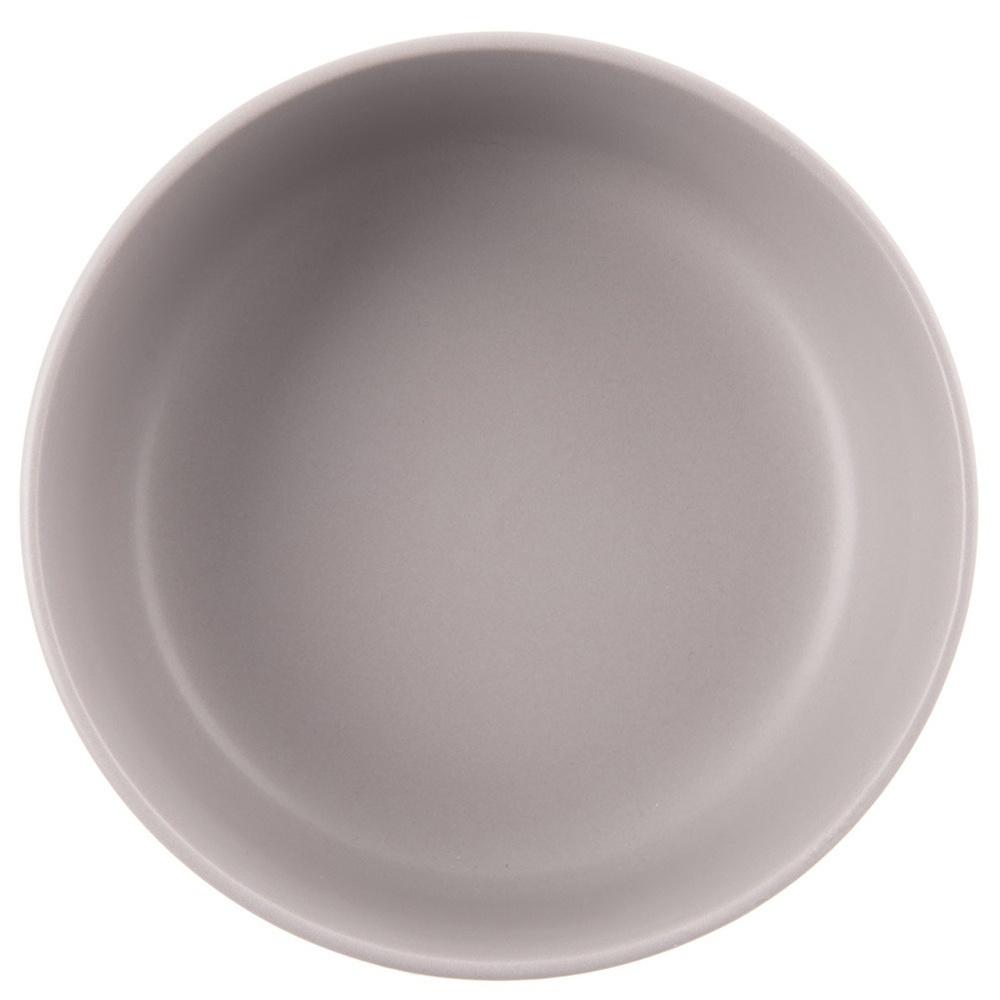 Miska Ceramiczna Miseczka Na Zupę Gulasz Płatki Przekąski Szara 830 Ml