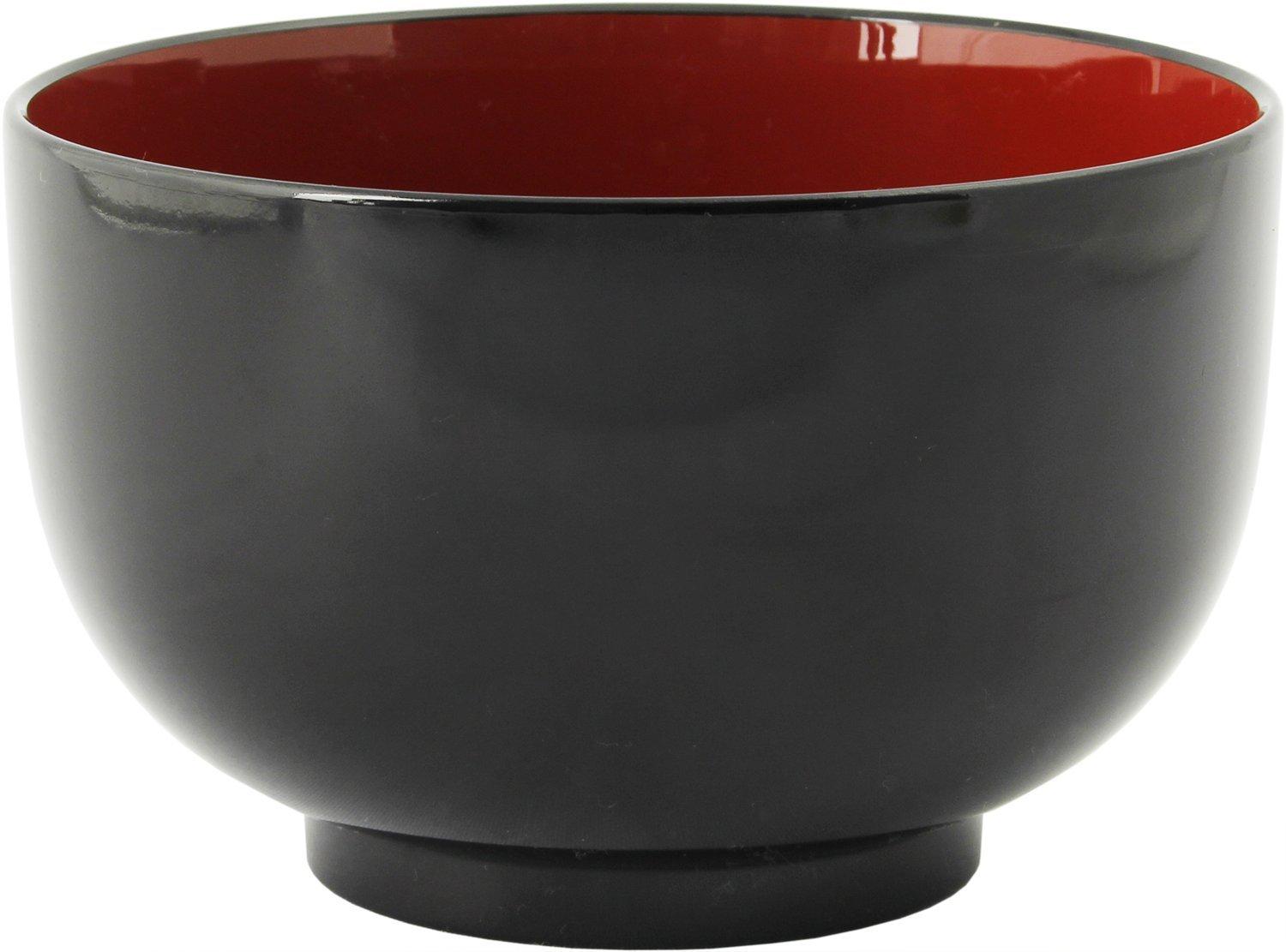 Ishida Lacquerware Dishwasher and Microwave Large Serving Bowl Bowl, Safe, (PC)