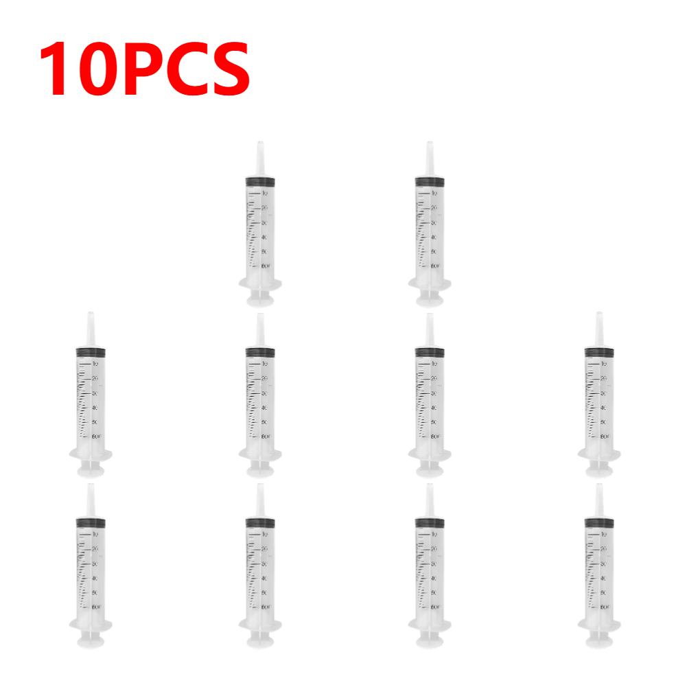 2-150ml Syringe Large Capacity With 100cm Hose Pump Measuring Washable Injector For Industrial Pet Food Feeding Oil Glue Fluid
