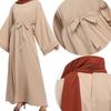 Autumn Lace-Up Skirt Plus Size Muslim Prayer Dress