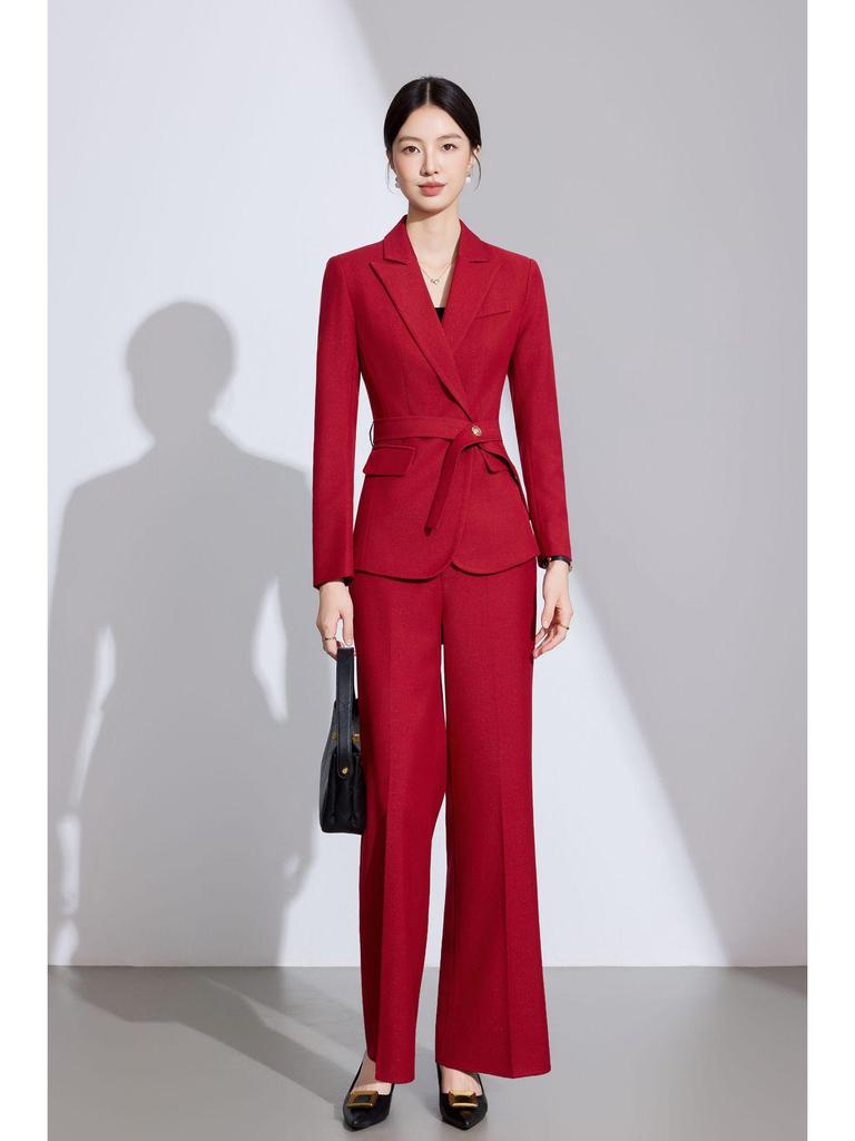 Eleganter Damen-Blazeranzug mit langen Ärmeln: Modern, Luxuriös, Schlankmachend, Lässig, Perfekt für den Arbeitsplatz oder die Ausrichtung von Veranstaltungen.