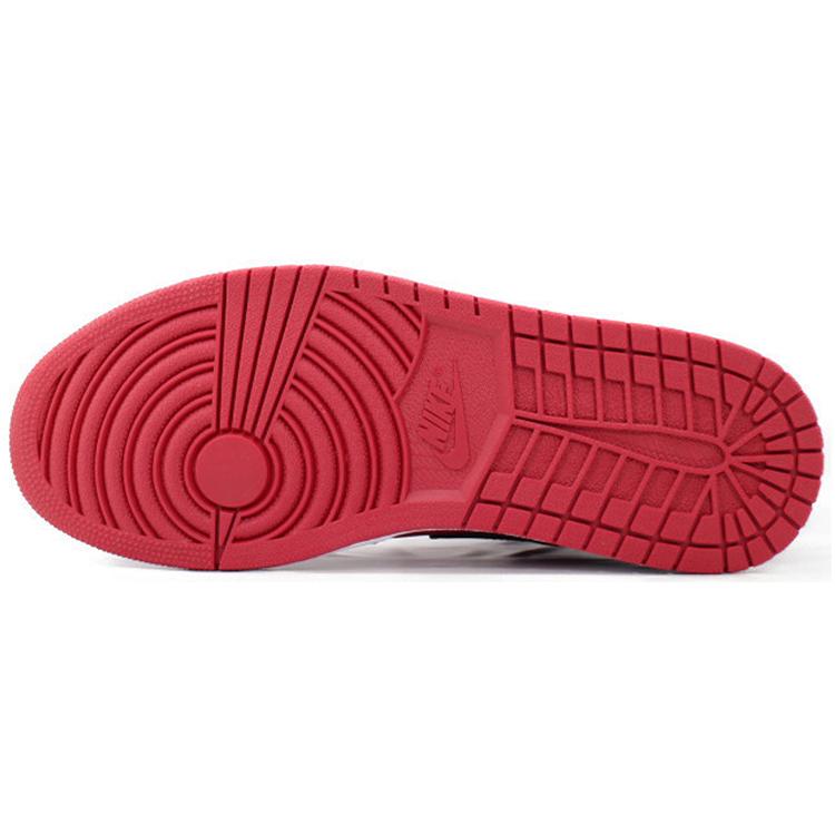 Jordan 1 Low Black Gym Red 553558-610
