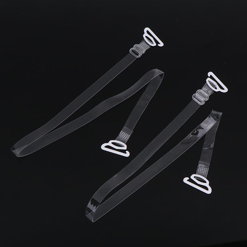 Adjustable Intimates Accessories Bra Straps Belt Women'S Elastic Invisible Transparent Silicone Bra Straps