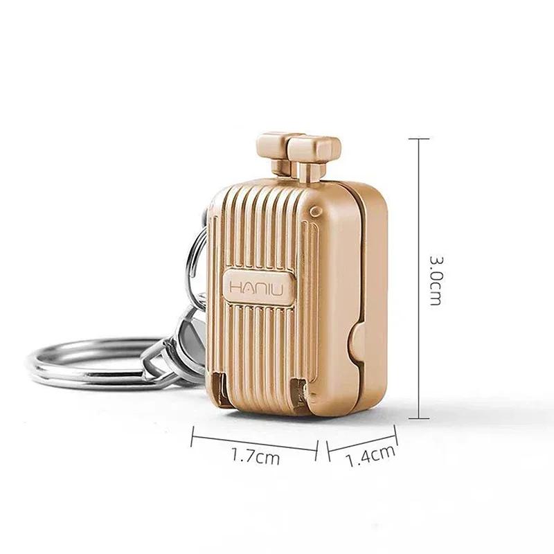 Luggage Nail Cutter Foldable Stainless Steel Nail Clippers Mini Keychain Toenail Fingernail Manicure Trimmer Toenail Clippers