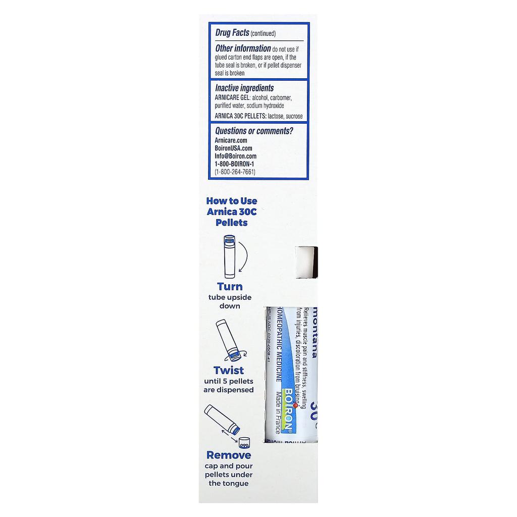 Boiron, Arnica Gel and Oral Pellets Value Pack, 2 Count