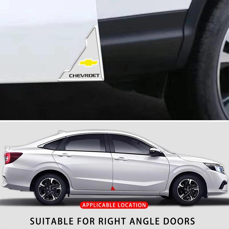 Car Door Corner Protection Decals Stickers Styling For Chevrolet Silverado Impala Malibu Equinox Cruze Camaro Car Accessories JY1