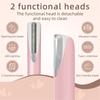 3 Customizable Speeds Electric Shaver 2-in-1 Design Dermaplaning Tool  Women's Hair Removal