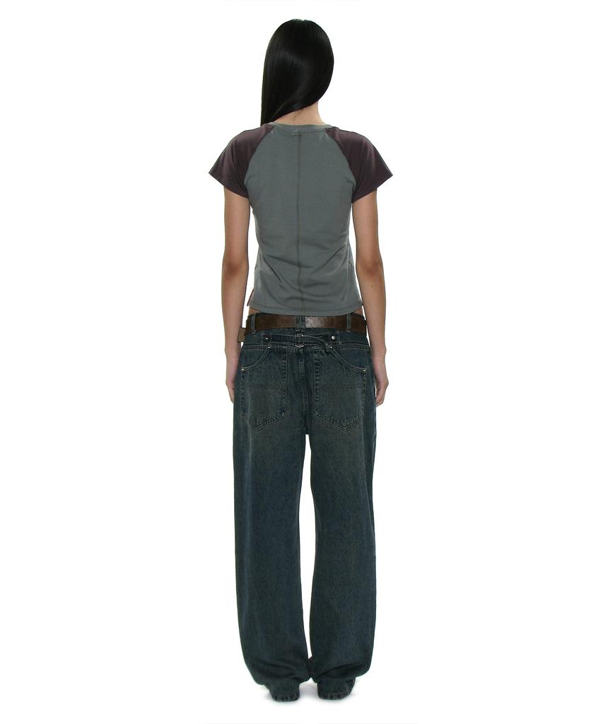 PARTIMENTO WOMEN Pwc Colorblock Fitted Everyday Tea_Forest