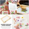 Wooden Mould Papermaking Craft Deckle Printing Toys Paper Making Frame Screen Diy Handmade Kit Kids Mold Tools For Frames Make