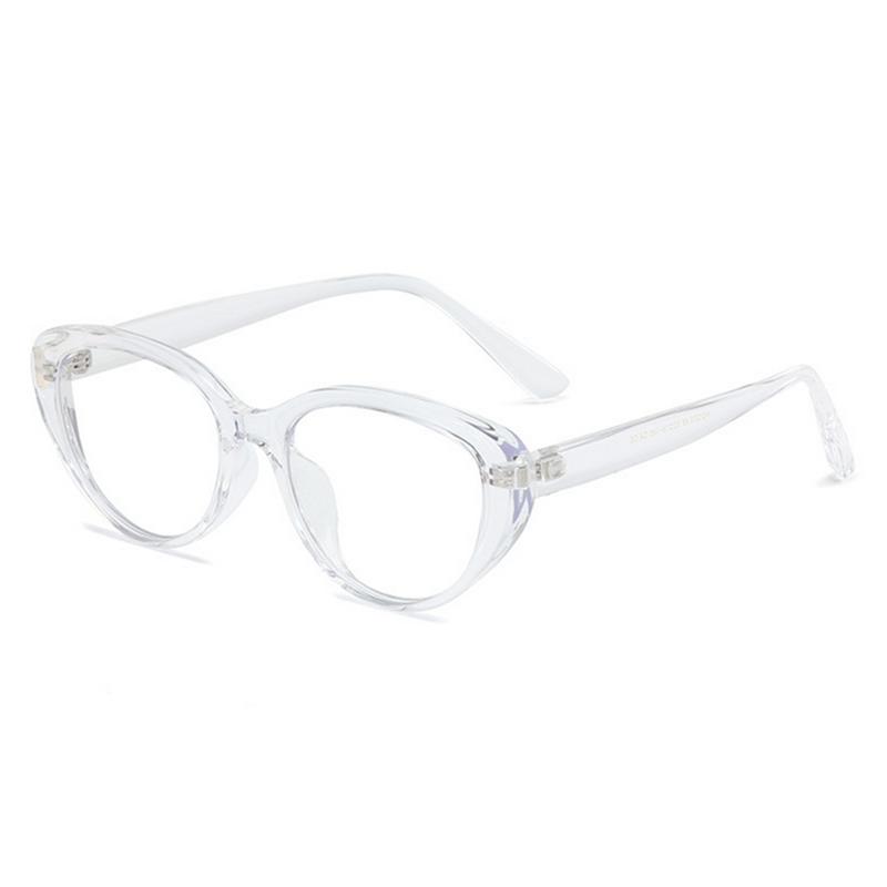 Cat-Eye Glasses Frame With Myopia Blue Light Filter High-Quality Lightweight Durable Flat Lens Fashionable Personalized Optics