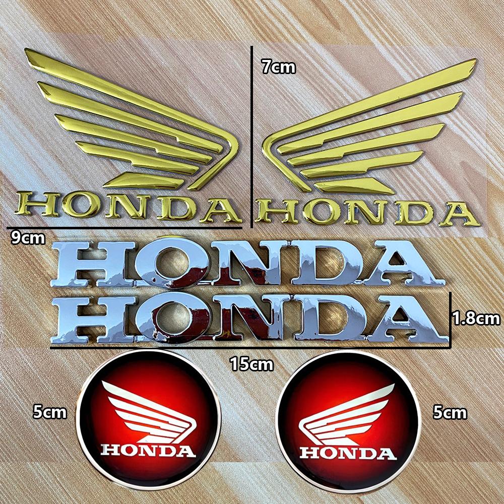 JBH4 Honda Sticker 3D Gold-plated Label Motorcycle decorativeaccessorysuitableforPCX160PCX125NS350RCB190SSCBR500CBR650Randothermodels