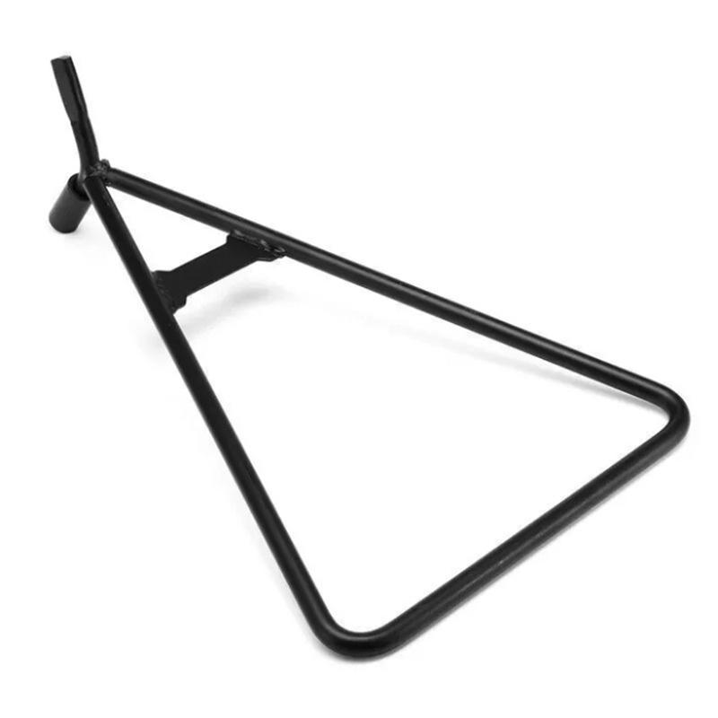 

Black Steel Motorbike Kickstand 1Pc Universal Dirt Bike Mx Motocross Triangle Side Stand Accessories чёрный
