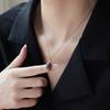 Plated 18K Gold Titanium Steel Necklace Casual Gold Collarbone Chain  Jewelry
