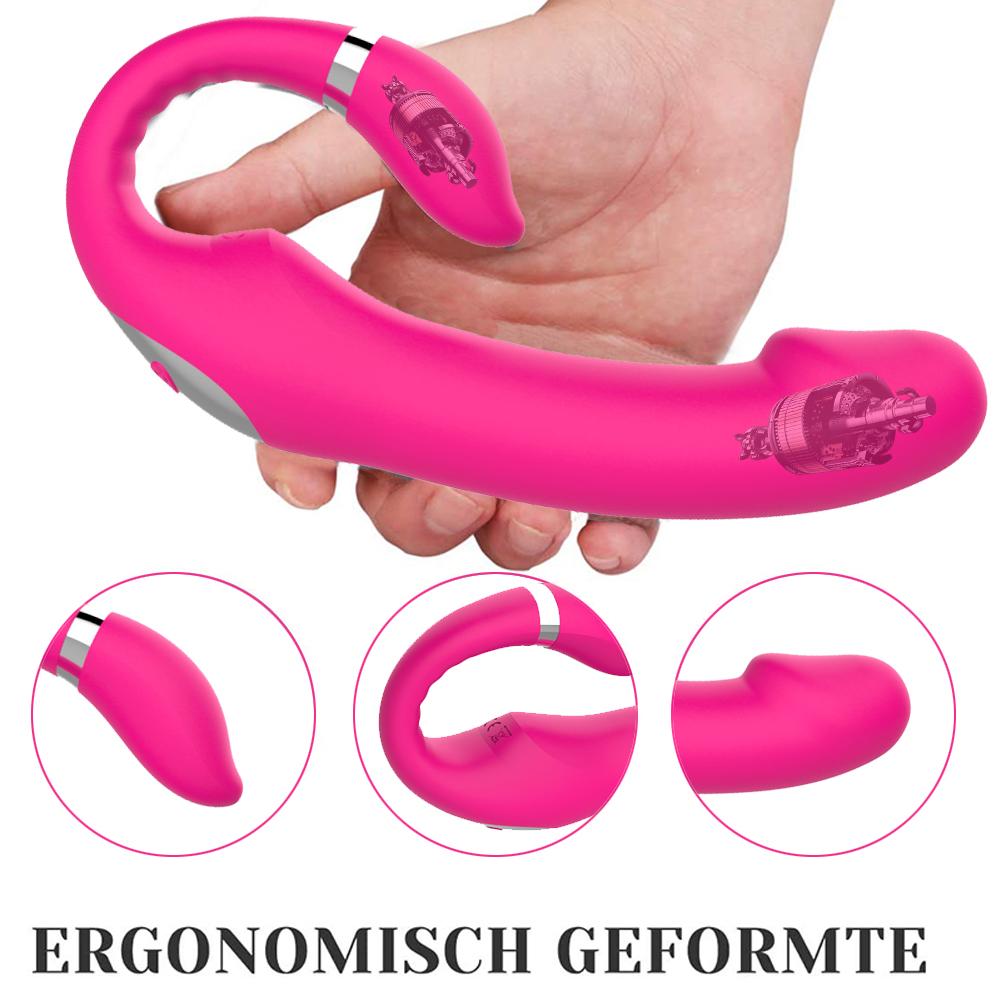 Strapon Dildo Wibrator Dla Kobiet Podwójna Penetracja Wibrator Strapon Bez Ramiączek Dla Lesbijek Obrót Wibrator Seks Zabawki Dla Par
