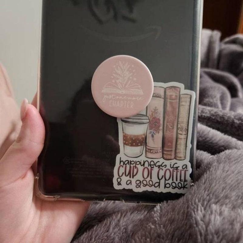 Stickers, Book Sticker, Coffee Decal, Bookish Sticker, Summer Sticker, Happiness Is A Cup Of Coffee And A Good Book, Reading Stickers