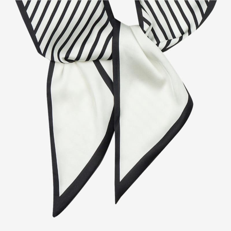 ISABEY diagonal striped scarf (VKAFC2004)