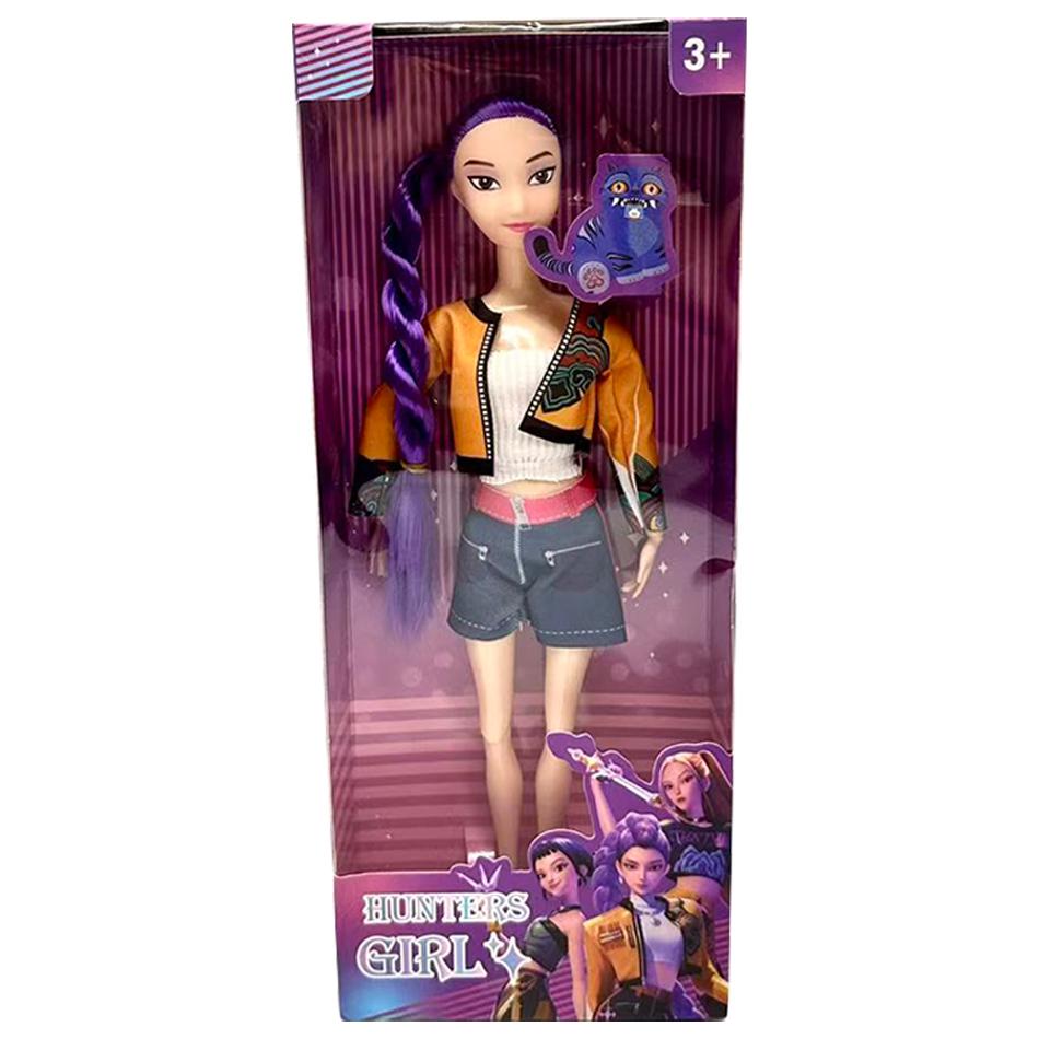 30cm Puppen Spielzeug Kpop Dämonenjäger Actionfigur Spielzeug Rumi Mira Zoey Schöne Prinzessin Baby Mädchen Puppen Kunststoff DIY Spielzeug für Mädchen