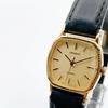 Used ORIENT Ladies Watch Quartz Battery Replaced Working Gold 405
