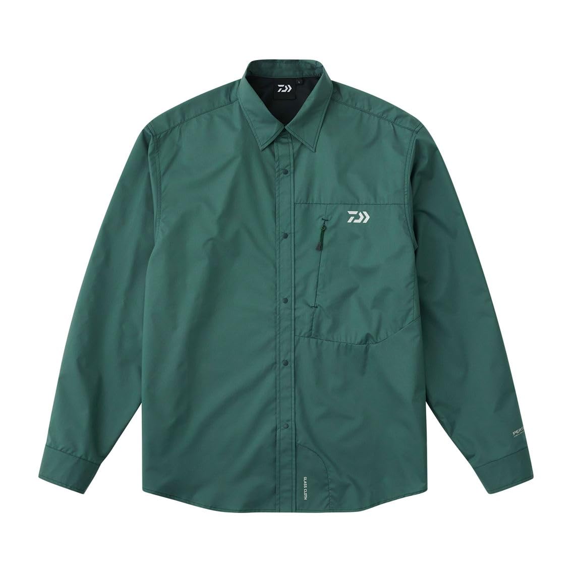 Pertex Long Sleeve Shirt Dark Green XL [Daiwa] DE-5126