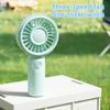 Mini Portable Fan USB Rechargeable Handheld Fan Creative Gift For Men Women Travel Walking Cooling 