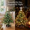 Handmade DIY Beaded Christmas Tree Kit with Light Up Colorful Halloween Tree Making Kit Sparkling Crystal Bead