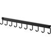 Range Hood Hook 10-Piece Black Tower 1744 W55xD3xH6cm