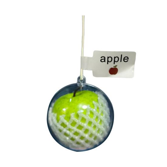 Pingente de Chaveiro de Natal Amuleto em Forma de Fruta Pingente para Espelho Retrovisor de Carro Descompressão