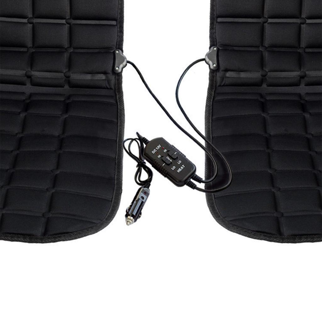 Heated Car Seat Cushion 12V Automotive Warm Supplies Automotive Seat Warmer For Cars Trucks SUVs RVs Drivers Travelers Winter