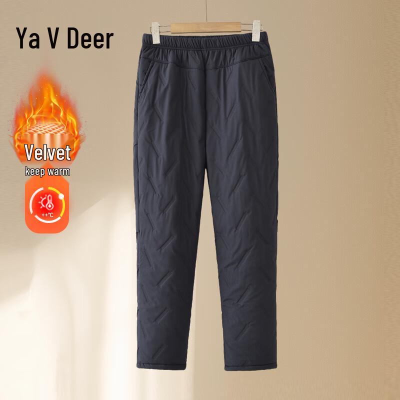 Yalu Women's Warm Winter Straight-Leg Cotton Pants