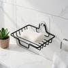 Bathroom Stainless Steel Soap Rack, Bathroom Sink Shelf, Wall-mounted Household Soap Net, Drainable Soap Dish, Bathroom