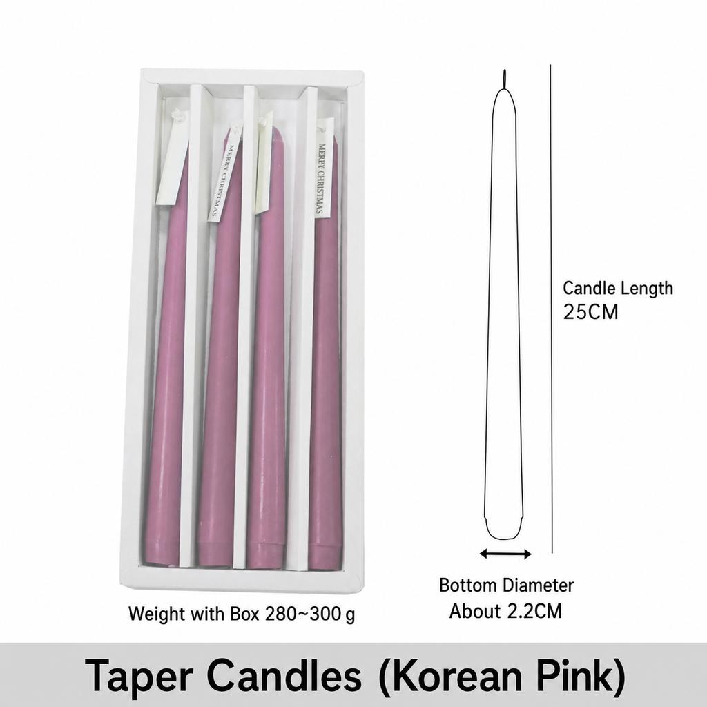 Decorative Candles Cylindrical Cylindrical Taper Candles Long Stem Candles Long Taper For Holiday Parties Home Table Decoration