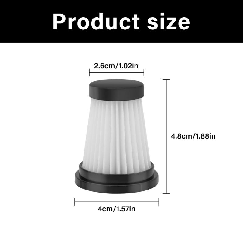 10Pcs HEPA Filter Replacement for K12 K13 Handheld Wireless Vacuum Cleaner Strong Suction Component Accessories