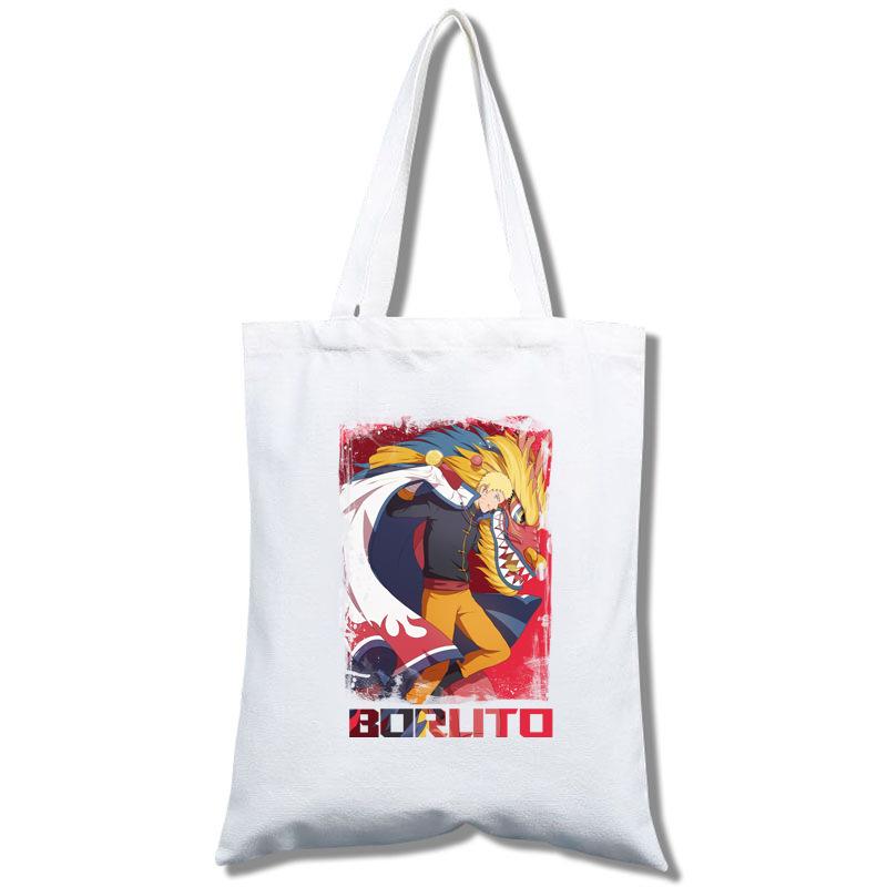 Day, Man Female Student Shopping Mobile Phone White Canvas Model Portable Messenger Bag Canvas Bag