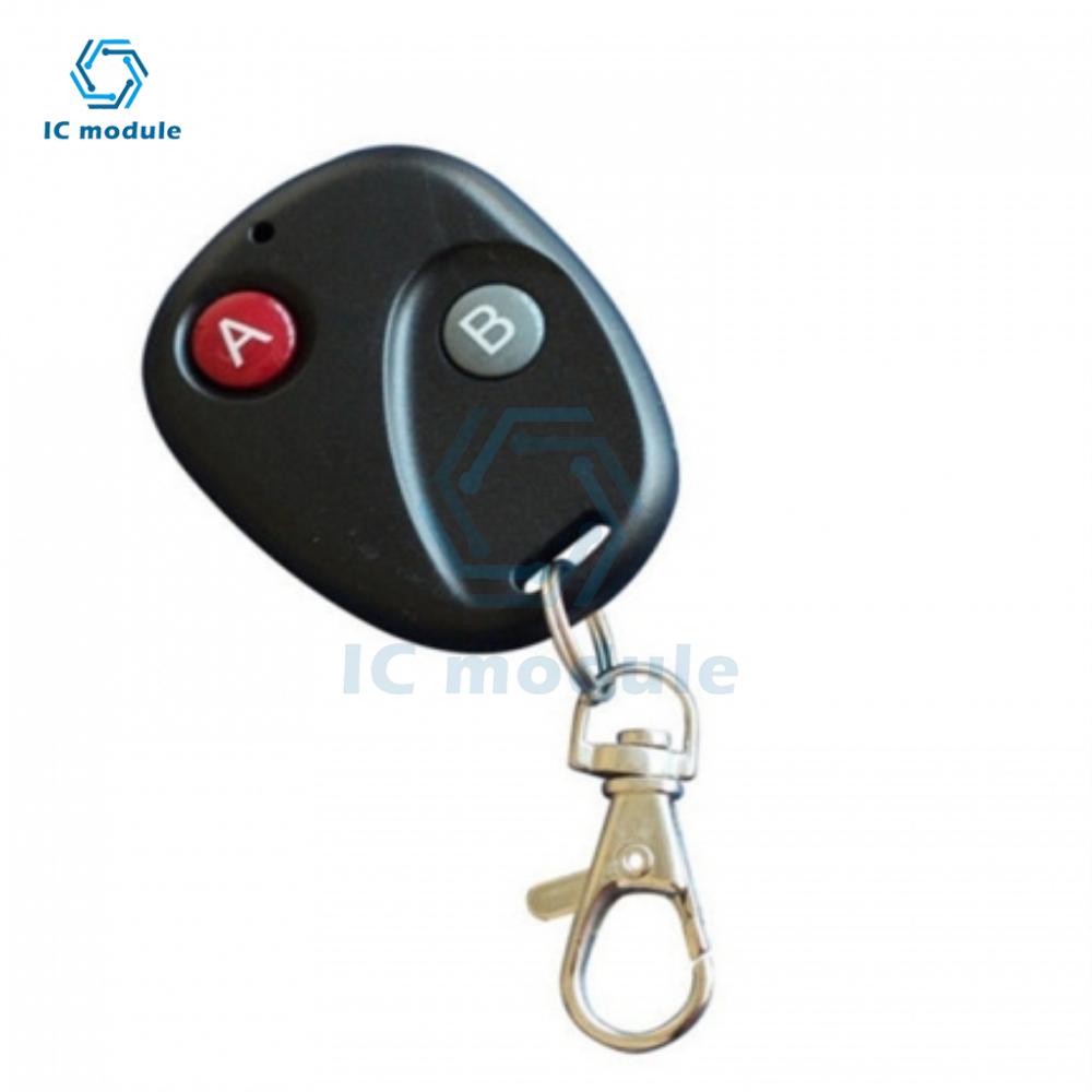 2-Wege Mini-RF-Schalter 315MHz/433MHz Kleiner Relaiskontakt Drahtlose Schalter Schlüssel Garagentor Tür Sender Fernbedienung