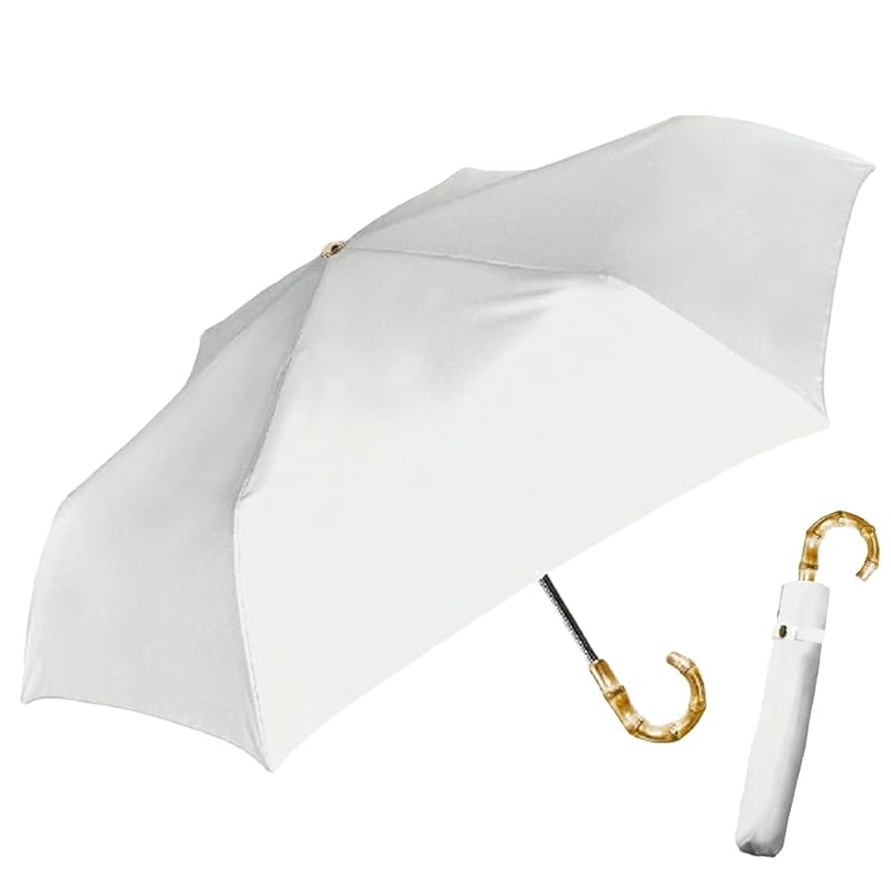 

Nakatani Natural Basic Folded umbrella for rain or shine UV bamboo ivory [924-048] Hand open Rib size: 55cm Black coating processing Wind resistant