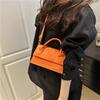 Street Style Pu Small Shoulder Bag With Car Stitching For Daily Use