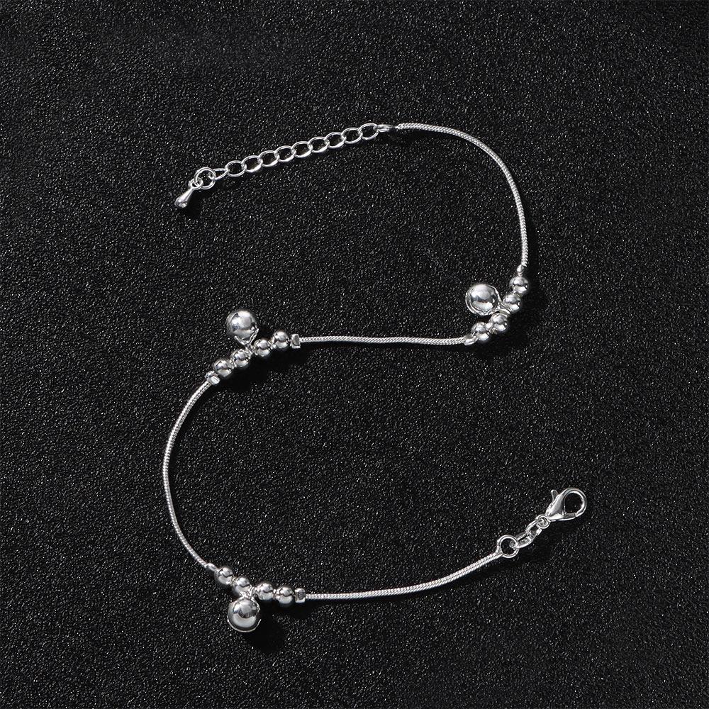 New Jewelry Fashion Bells Bead Silver Plated Chain Foot Anklet Ankle Bracelet