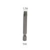 1/4 Hexagon Shank Screwdriver Bit Hexagon Head Knockout Head With Hole