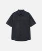 DRAW FIT Quiet Nylon Line Shirt [Charcoal]