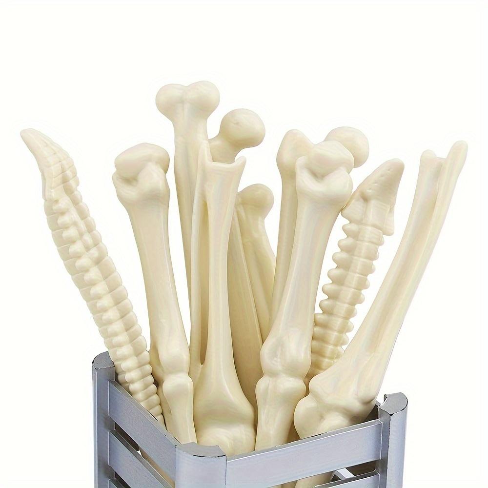 5 st/förpackning Kreativa Kulspetspennor Formade som Ben Rolig Unik Gåva För Sjuksköterskor Läkare Kontorsbruk Medicinsk Anteckningsbok Skrivmaterial