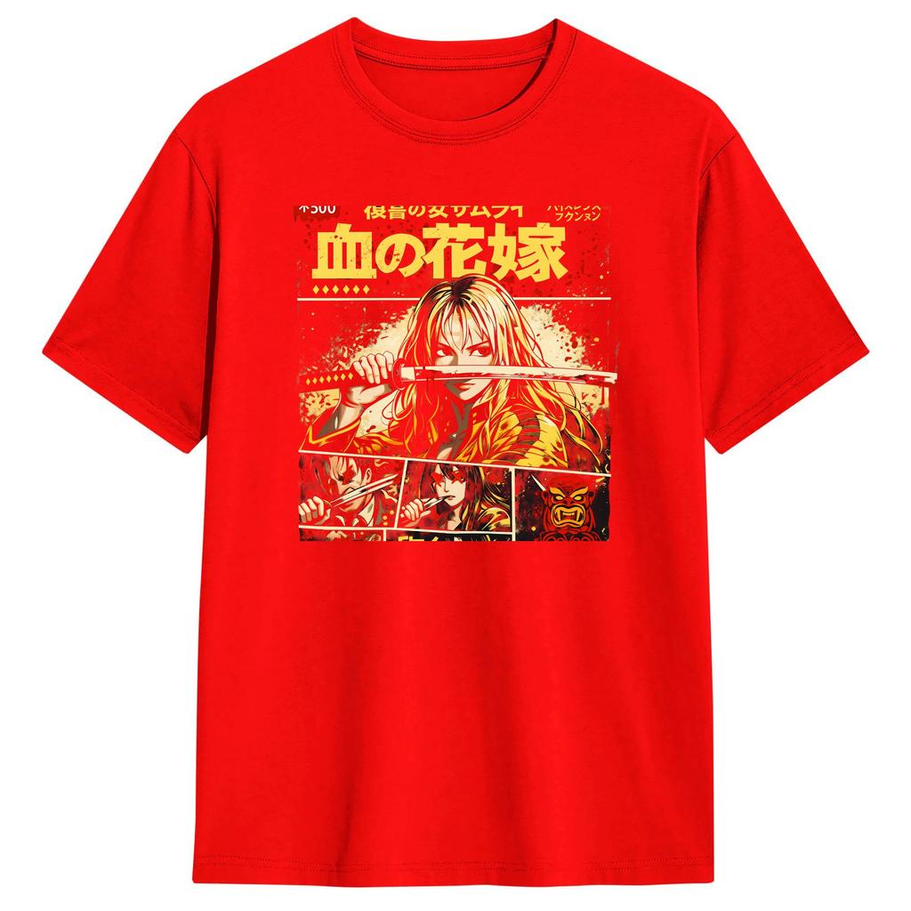 KILL BILL THE WHOLE BLOODY DROP TShirt Adult Vintage T Shirts Summer Crewneck Fashion Tees Printed Oversized Tops