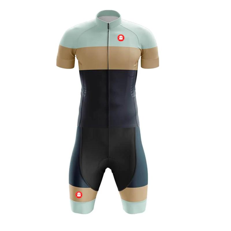 Triathlon Skinsuit Herre Cykeltøj Sommer Åndbar Cykeldragt Sæt 2026